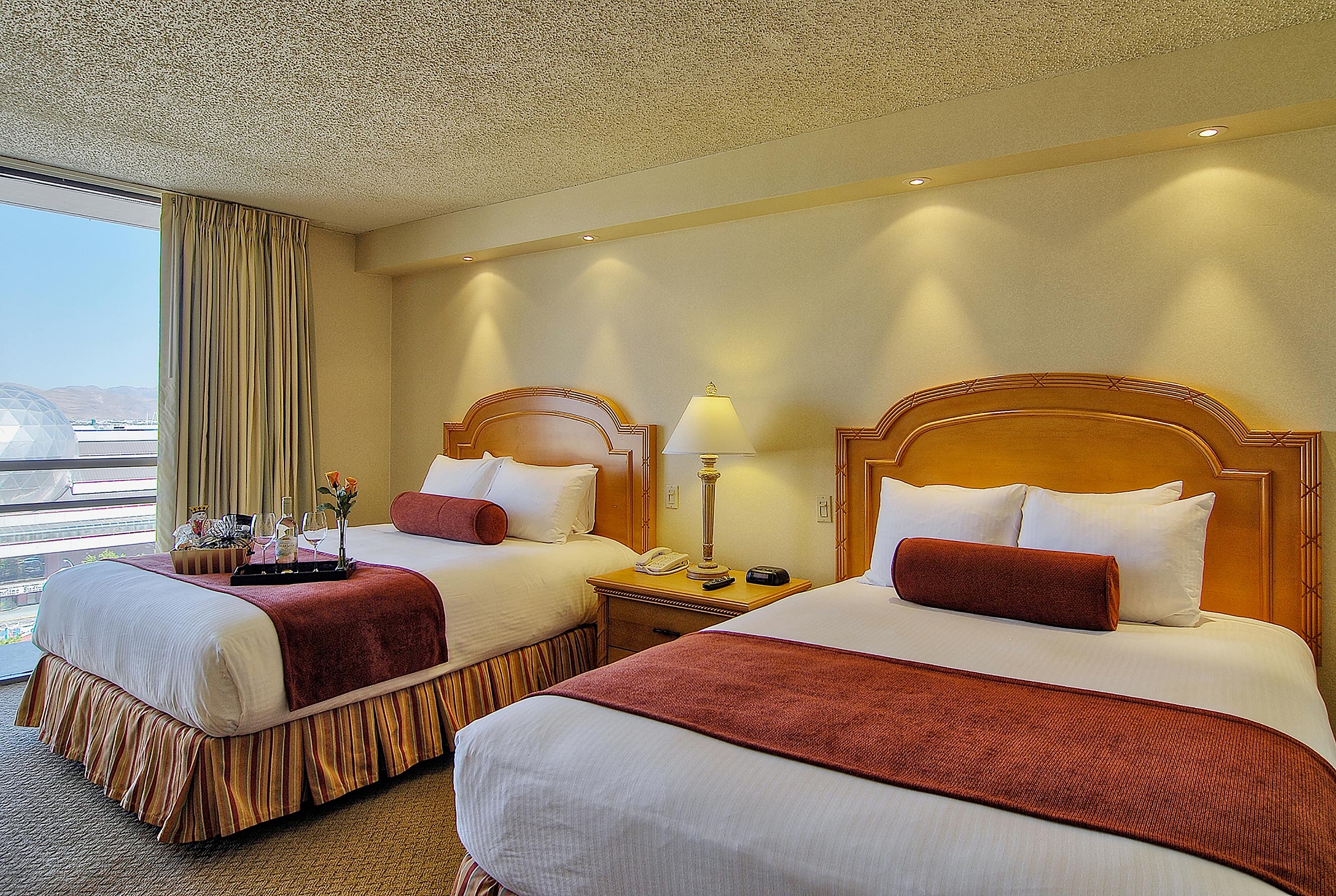 Guest room at the Eldorado Resort Casino, Trademark Collection by Wyndham in Reno, Nevada