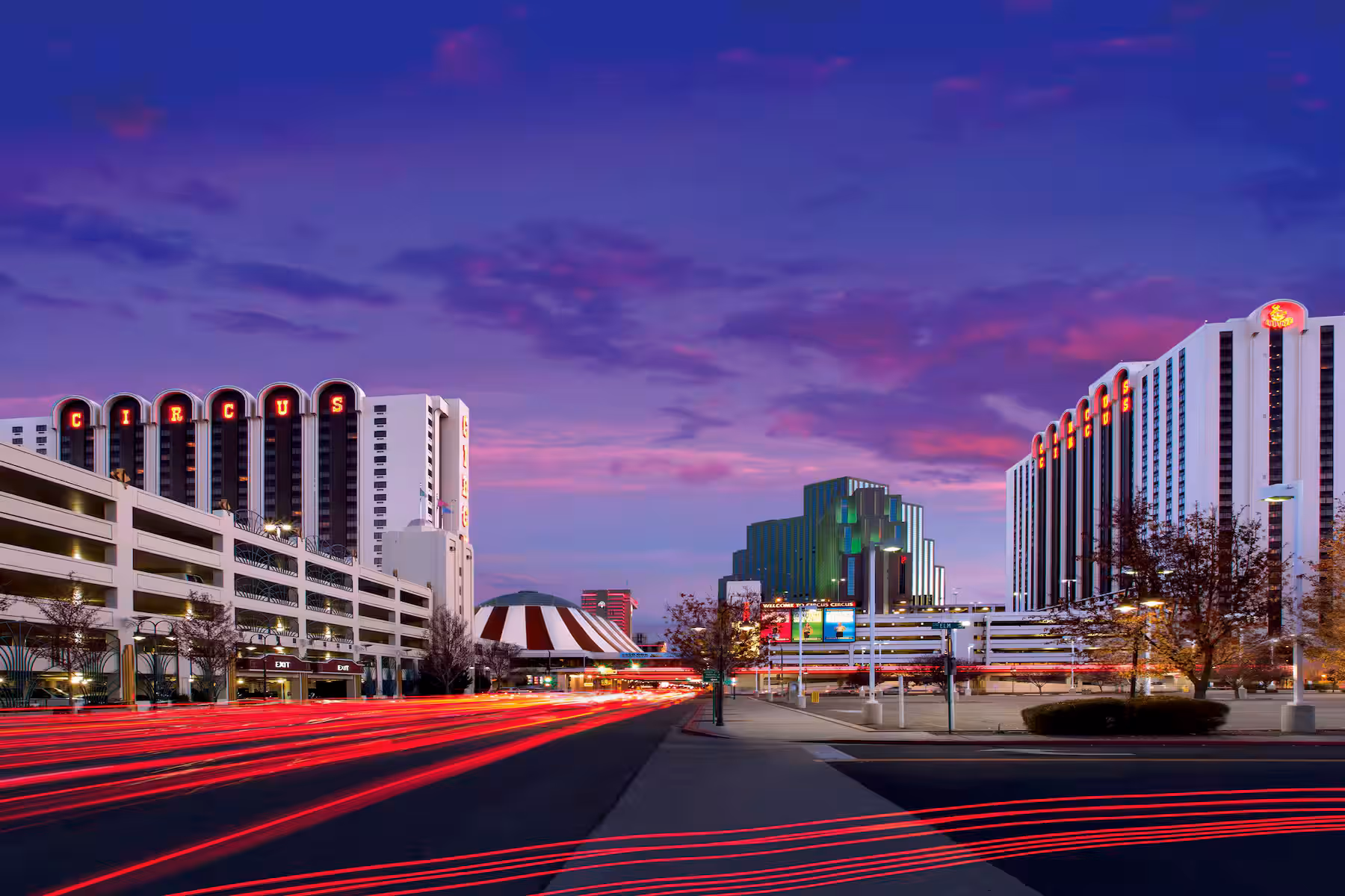Exterior of Circus Circus Reno, Trademark Collection by Wyndham hotel in Reno, Nevada
